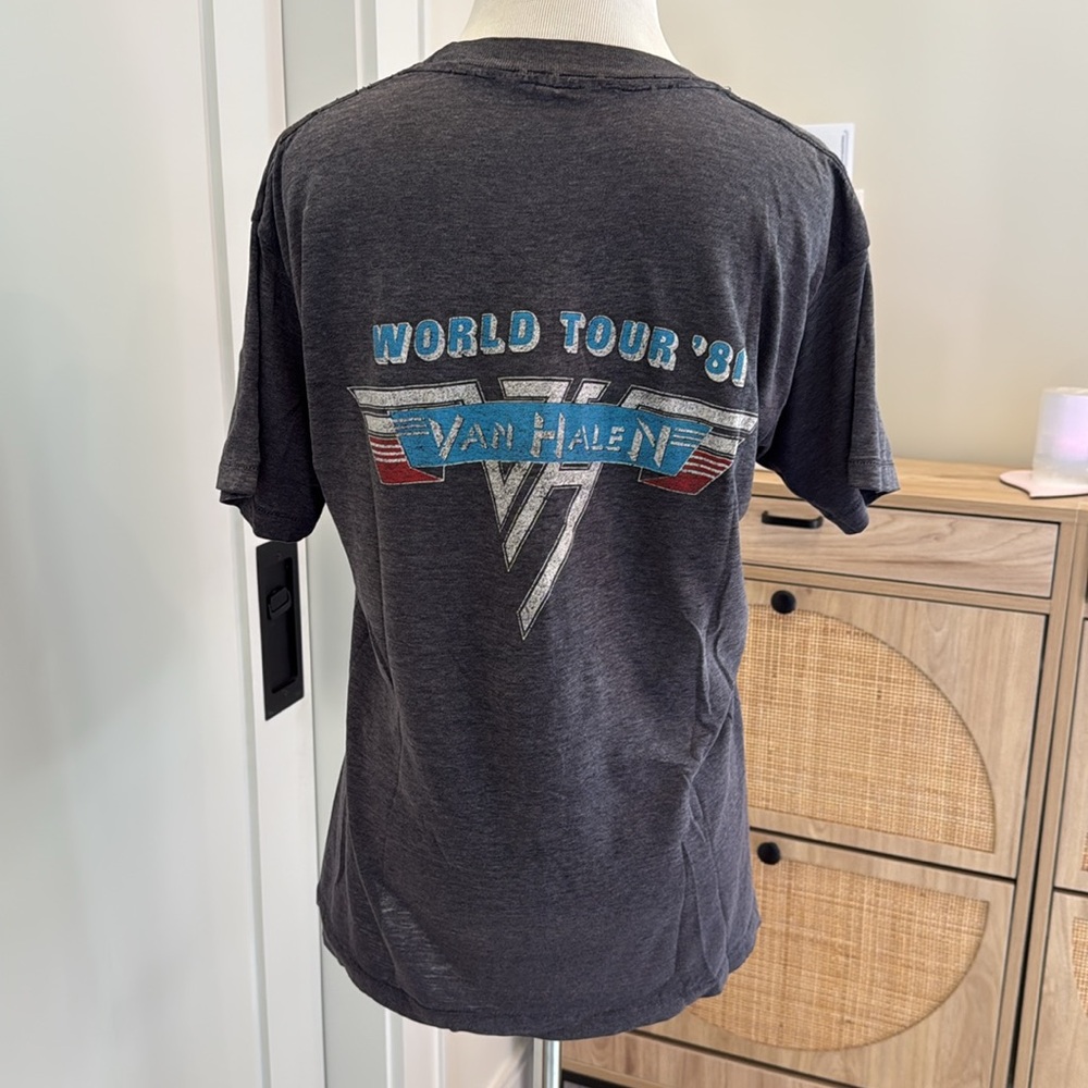 Van Halen worldwide tour shirt ‘81 - Picture 5 of 6